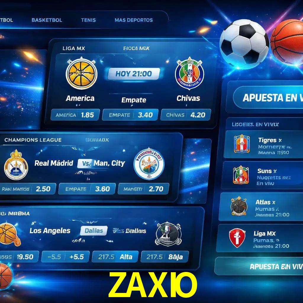 Mercados de apuestas deportivas ZAXIO para jugadores en México